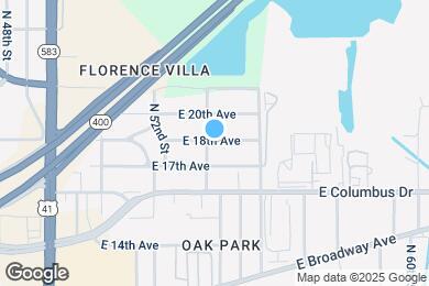 Map image of the property - 5301 E 18th Ave