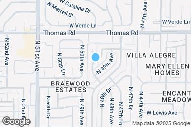 Map image of the property - 2629 N 49th Dr