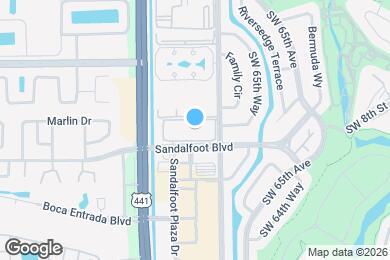 Map image of the property - 9911 Sandalfoot Blvd
