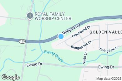 Map image of the property - 2878 Creekbend Dr