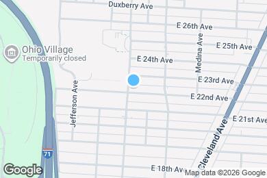 Map image of the property - 1096 E 22nd Ave