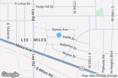 Map image of the property - 16910 Palda Dr