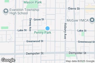 Map image of the property - 1424 Lake St