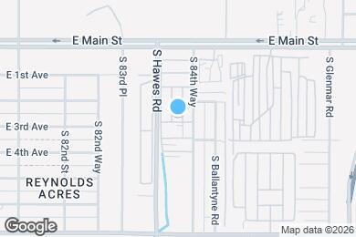 Map image of the property - 8421 E Main St