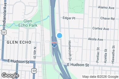 Map image of the property - 2603.5 Beulah Rd