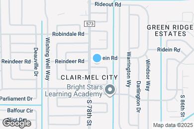 Map image of the property - 1806 Cadillac Cir