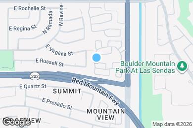 Map image of the property - 6631 E Rhodes St