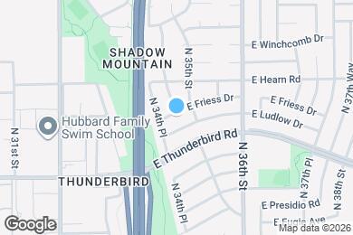 Map image of the property - 3459 E Friess Dr