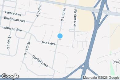 Map image of the property - 509 S 18th St