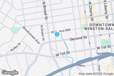 Map image of the property - FULLY RENOVATED apartment homes in the heart of Winston-Salem!