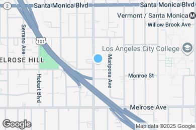 Map image of the property - 904 N Normandie Ave