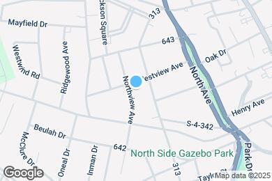 Map image of the property - 2118 Northview Ave