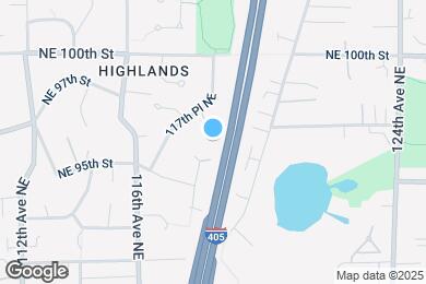 Map image of the property - 11709 NE 98th St