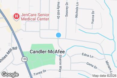 Map image of the property - 2152 Holly Hill Dr