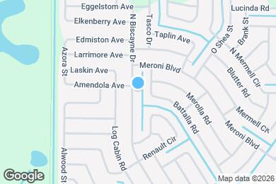Map image of the property - 3978 N Biscayne Dr