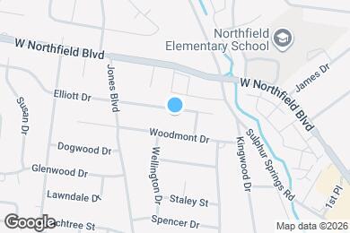 Map image of the property - 711 Elliott Dr