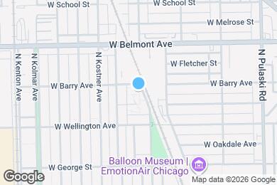 Map image of the property - 4244 W Nelson St