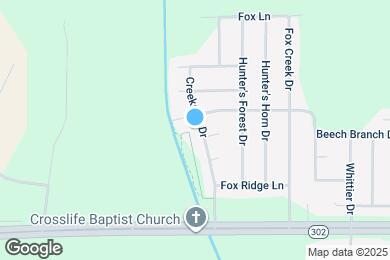 Map image of the property - 7221 Creekside Dr
