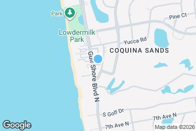 Map image of the property - 1100 Gulf Shore Blvd N