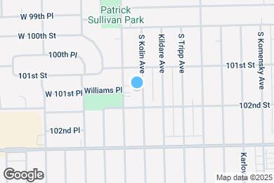 Map image of the property - 10134 S Kolin Ave