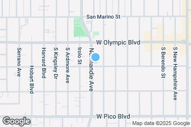 Map image of the property - 1056 Normandie Ave