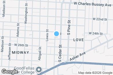 Map image of the property - 4022 W 25th St