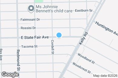 Map image of the property - 16446 E State Fair Ave