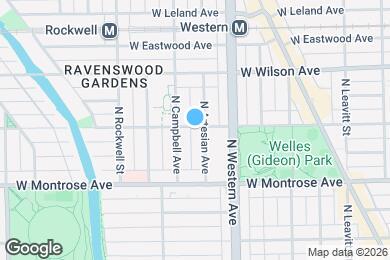 Map image of the property - 2443 W Sunnyside Ave