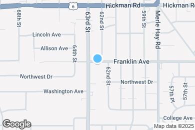 Map image of the property - 6210 Franklin Ave