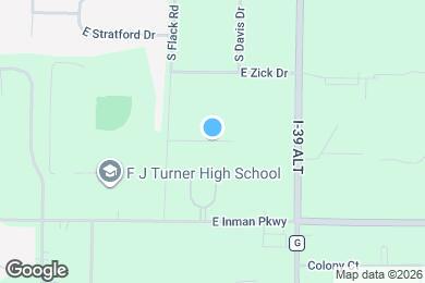 Map image of the property - 1834 Kyle Ln