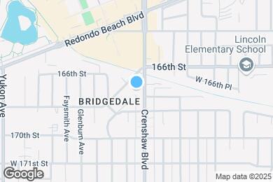 Map image of the property - 16685 Crenshaw Blvd