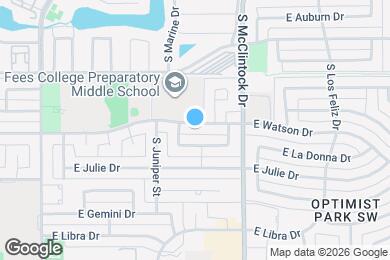 Map image of the property - 1613 E Watson Dr