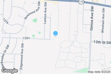 Map image of the property - 521 Hinderer Ave SW