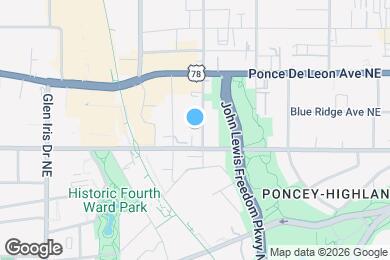 Map image of the property - 634 Bonaventure Ave NE