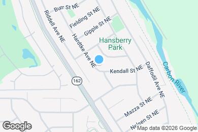 Map image of the property - 1314 Hardtke Ave NE