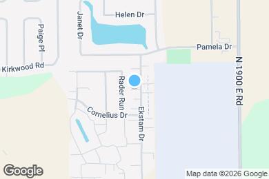 Map image of the property - 1110 Ekstam Dr