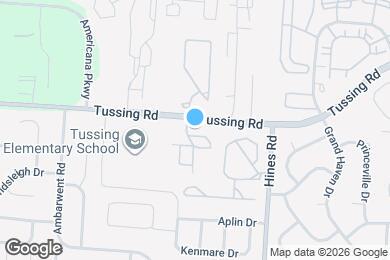 Map image of the property - Tussing Place Apartments