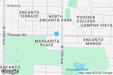 Map image of the property - 1517 W Thomas Rd