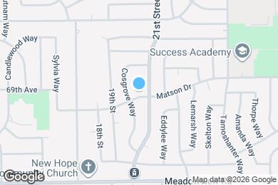Map image of the property - 2061 Matson Dr