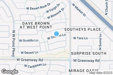Map image of the property - 13197 W Ocotillo Ln