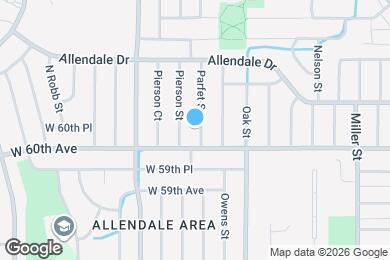 Map image of the property - 6025 Parfet St