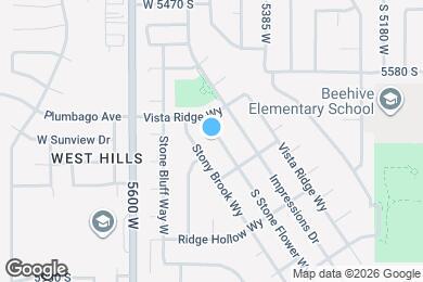 Map image of the property - 5692 S Stone Flower Wy