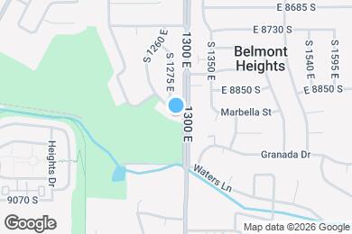 Map image of the property - 8916 S 1240 E