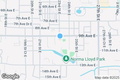 Map image of the property - 916 23rd St E