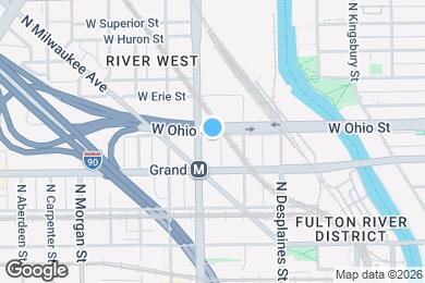 Map image of the property - 731 W Ohio St