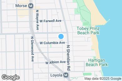 Map image of the property - 1220 W Columbia Ave