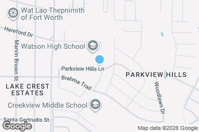 Map image of the property - 5704 Parkview Hills Ln