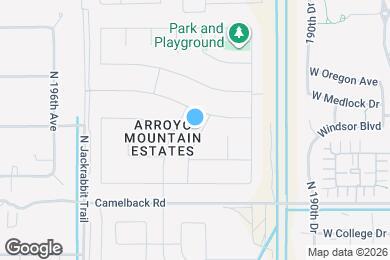 Map image of the property - 5204 N 193rd Ave