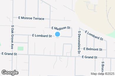 Map image of the property - 2854 E Lombard St