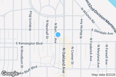 Map image of the property - 4516 N Bartlett Ave